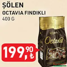 ŞÖLEN OCTAVİA FINDIKLI ÇİKOLATA 400 G - BAYRAM ŞEKERİ/ÇİKOLATASI ŞÖLEN OCTAVİA FINDIKLI ÇİKOLATA 400 G - BAYRAM ŞEKERİ/ÇİKOLATASI